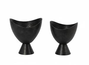 Bol en chocolat et caramel, vaisselle de cuisine, décoration d'intérieur, dernier bol tendance pour servir avec des poignées modernes et texturées - Product Image 4