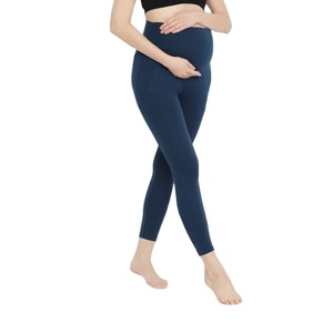 Leggings de Yoga de Cintura Alta para Mujer, Algodón y Elastano, Transpirables, Antibacterianos, Logotipo Personalizado, Precio al por Mayor, Ropa de Maternidad - Product Image 4