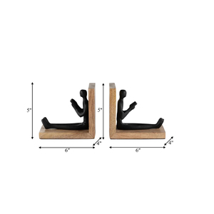 High Quality Vintage Style Bookends Natural <b>Wooden</b> <b>Table</b> <b>Top</b> Accents for Home Use Direct Factory Supply Reasonable Cost - Product Image 6
