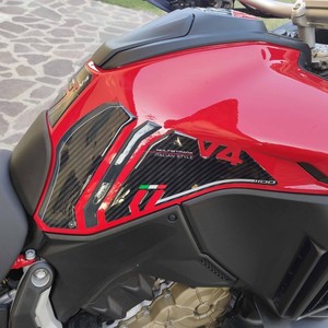 Adesivo 3D Protettivo Laterale per Ducati Multistrada V4 2021-2025, Decalcomania Serbatoio Personalizzabile - Product Image 1