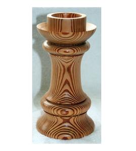 Soporte de vela rústico hecho a mano, soporte decorativo de mesa tallado de madera maciza de estilo indio Vintage único para decoración del hogar - Product Image 4