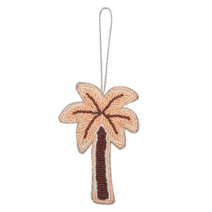 Artisan Beaded Palm Tree Zari Hanging | Decorative <b>Ornament</b> for Gifts & Interior Decor I Beaded Palm Tree Zari Work Hanging - Product Image 2