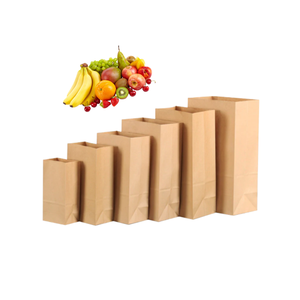 Embalaje de papel para alimentos para llevar, estilo de apertura automática, biodegradable, respetuoso con el medio ambiente, bolsa de papel Kraft reciclado marrón de alta calidad para alimentos - Product Image 6