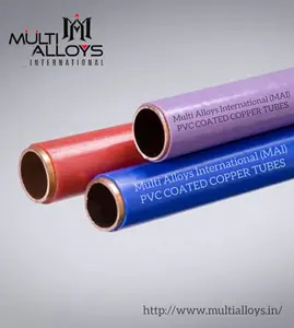 Tubos e bobinas de cobre revestidos de PVC de alta qualidade internacional multi ligas projetados para proteção contra ambientes agressivos