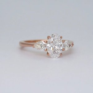 Anillo de boda de Plata de Ley 925 para mujer, circonita cúbica, piedra de corte ovalado, joyería de plata fina, directo de fábrica para ocasiones de fiesta - Product Image 2