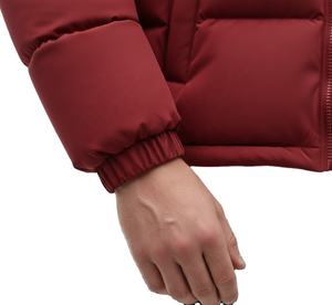 <b>Boying</b> Women's Winter Waterproof Casual Puffer Jacket with Detachable Hat Zip-<b>up</b> Button Stand Collar puffer jacket - Product Image 4