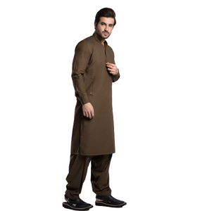 Shalwar Kameez Informal de Color Sólido Liso a Precio Económico, Shalwar Kameez Personalizado Nuevo para Hombre al por Mayor, MOQ BAJO - Product Image 5