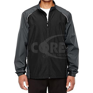 แจ็กเก็ตกันลมของผู้ชายเสื้อกันลมระบายอากาศได้ดีปรับแต่งได้แบบมีซิปสำหรับกลางแจ้ง - Product Image 4