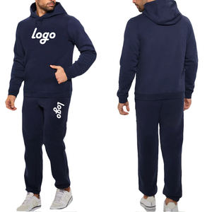 Sweat à capuche imprimé bouffant personnalisé de haute qualité pour hommes pantalons de survêtement unisexe Double fermeture à glissière complète bas polaire tissu survêtement d'hiver - Product Image 6