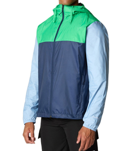 เสื้อกันลมใส่เดินกันลมกันน้ำมีซิปด้านหน้าผ้าคอตตอนปักโลโก้ตามสั่งระบายอากาศได้อย่างรวดเร็ว - Product Image 4