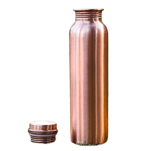Bouteille en cuivre de Yoga d'eau de bonne qualité à un Style Unique bouteille d'eau en cuivre en métal de meilleure conception avec couvercle anti-fuite avancé - Product Image 6