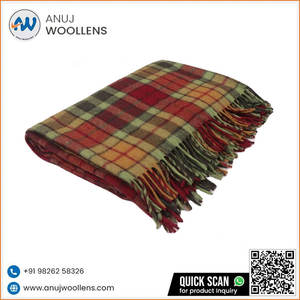 ผ้าห่มขนสัตว์สไตล์บูคานันนุ่มฤดูใบไม้ร่วงออกใหม่ - Product Image 4