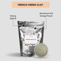 Poudre d'argile verte française VedaOils pour le visage - Nettoyage en profondeur - Fournisseur OEM/ODM pour tous types de peaux