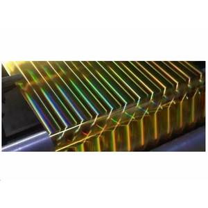 Film holographique multi-laser arc-en-ciel semi-rigide en BOPP/EVA polyester pour emballage brillant de bonbons et aliments - Product Image 3