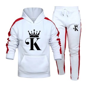 Hommes 2025 nouveaux vêtements de sport décontractés confortables deux pièces Jogging ensemble à capuche tissu éponge Hip Hop Offres Spéciales pour l'habillage quotidien - Product Image 2