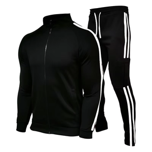 Conjunto Deportivo para Hombre, Chándal con Logotipo Personalizado, Manga Larga, Cremallera Completa, Conjunto para Correr y Trotar, 2 Piezas - Product Image 1