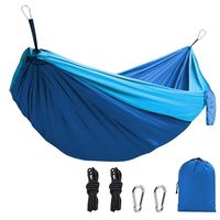 Tragbare, leichte Nylon-Fallschirm-Camping-Hängematte mit Baumgurten – Großbestellungen unterstützt & anpassbar