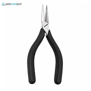 Alicates de Punta de Aguja con Mordazas Redondeadas Dentadas de 6 Pulgadas, Seguros para ESD - Product Image 2