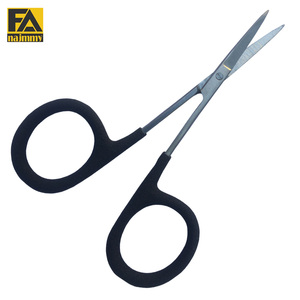 Ciseaux à broder (économiques) Poignée en mousse à boucle large Lame inférieure Ciseaux à fil dentelé Instruments de manucure - Product Image 2