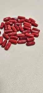 พลอยปะการังสีแดง รูปทรงหลวม คุณภาพดี ทรงคาโบชอง สำหรับทำเครื่องประดับ ขนาดกลาง สำหรับแหวนผู้หญิง - Product Image 2