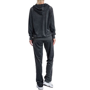 Marque distributeur Ensemble survêtement en velours pour femme Produit tendance Survêtement en velours lourd pour femme en bas quantité minimale de commande - Product Image 2