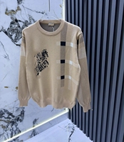 Pull tricoté à col rond pour homme, manches longues, contraste blanc et noir, motif écossais, anti-plis, style décontracté streetwear, vente en gros