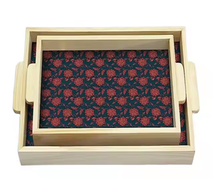 ถาดเสิร์ฟอาหารไม้ทรงกลมขนาดใหญ่ทำจากไม้ตกแต่งได้ตามต้องการอุปกรณ์เสริมถ้วยรางวัลแบบมัลติฟังก์ชัน - Product Image 5