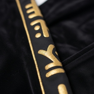 2026 Wholesale <b>Women</b> Midweight Hooded Solid Printed Eco-Friendly Breathable Rhinestone Streetwear Autumn <b>Tracksuit</b> 320gsm <b>Velour</b> - Product Image 3