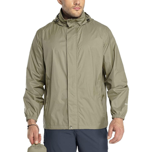 Custom Outdoor <b>Rain</b> <b>Jacket</b> with Hood for <b>Men</b> <b>Men's</b> Travel Friendly <b>Rain</b> <b>Jacket</b> OEM Supplier Custom <b>Men's</b> <b>Lightweight</b> Outdoor - Product Image 2