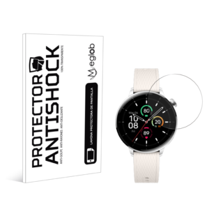 Protector de pantalla ANTISHOCK de 43 mm para OnePlus Watch 3, película protectora premium para tu reloj inteligente duradero - Product Image 1