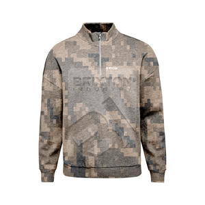 Veste pullover en polaire douce à demi-fermeture éclair pour hommes pour l'hiver, entraînement, course à pied, tenue décontractée - Product Image 1