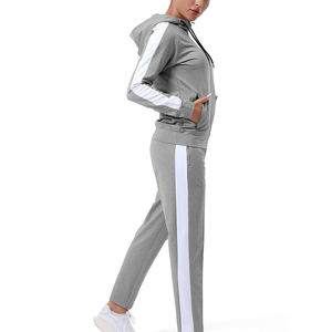 New Stylish Custom Logo Tracksuit Drop Shoulder Tops and Jogging <b>Sweat</b> <b>Suit</b> 2 Pieces Set Women Tracksuits for Sale - Product Image 4