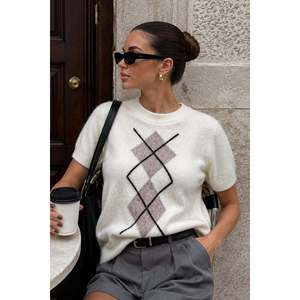 Blouse texturée à manches courtes Baklava Desen - Beige - Beige - Product Image 6