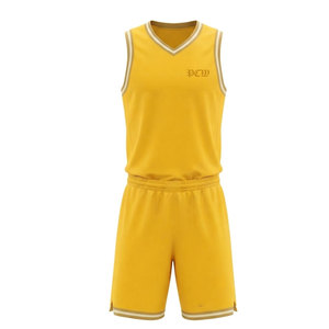 Uniforme de Baloncesto para Hombre, Poliéster Transpirable, Ropa Deportiva Ligera de Alto Rendimiento, para Clubes Escolares, Entrenamiento y Competencia - Product Image 1