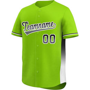 Personalizado Color sólido Sublimación completa Imprimir Equipo Béisbol Jersey Fábrica al por mayor Uniforme de béisbol Proveedor de Pakistán - Product Image 1