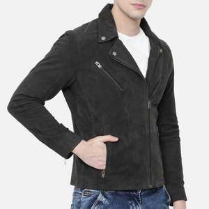 Veste en cuir suédé pour hommes à prix de gros doux au toucher Tissu lourd et confortable Toutes les conceptions de marque Veste en daim pour hommes - Product Image 5