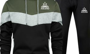 Survêtement en coton unisexe personnalisé |   Ensemble jogging à capuche en molleton épais respirant et antibactérien |   Streetwear d'hiver - Product Image 5