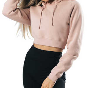 Autumn Women's Long 100% Cotton Custom Printed Hoodies with Badge-OEM Service Wholesale - Product Image 1