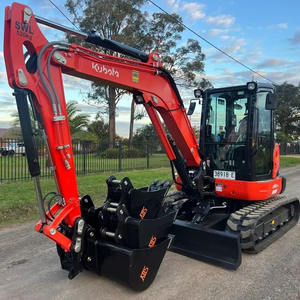 Meilleure vente Mini Kubota U50-5 pelle agricole 3.5 tonnes 5 tonnes Kubota moteur boîte de vitesses pompe moteur noyau roulement chenille pelle vente - Product Image 4