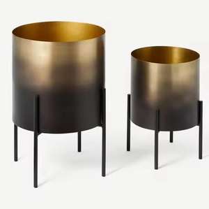 Nouvel arrivage de jardinière en métal doré avec support en fer pour la décoration de la maison Pot de fleur en fer de qualité supérieure pour cadeau - Product Image 5