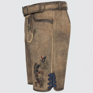 High Street Men's Rustic Buttons Cuchillo de bolsillo Lederhosen Bordado tradicional de alta calidad Secado rápido Transpirable Top Ranking - Product Image 5