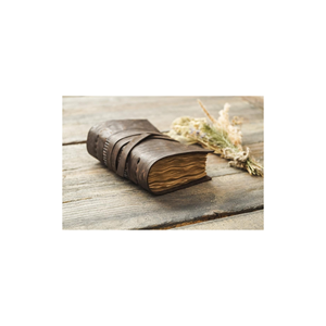 Diario rústico hecho a mano indio, diario Vintage de cuero genuino sin madera, 100 hojas para blocs de notas de escritura de viaje - Product Image 4