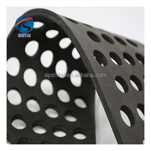 anti-clogging dewatering tensioned rubber vibrating screen mesh sand sieve plate sustainable rubber screen mesh for various uses