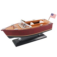 Modèle de yacht de luxe classique moderne entièrement assemblé, bateau rapide, artisanat en bois/métal, écologique, artisanat de qualité supérieure, durable