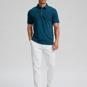Polos personnalisés de luxe plus écologiques POLO en coton Pima de qualité supérieure avec design et broderie personnalisés pour les marques - Product Image 2