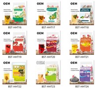 Té Herbal Premium de Cinco Tesoros de Ginseng Natural Grado A, 5g x 30 Bolsitas, con Dátil Rojo y Maca para la Vitalidad y Energía Masculina