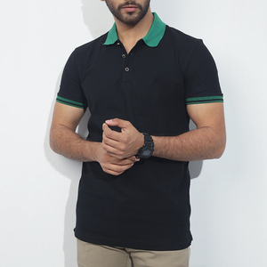 Cómodo 100% algodón para hombre para camiseta Polo Tejido de punto suave y transpirable Diseño moderno y elegante para ropa informal diaria - Product Image 5