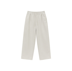 Printemps et automne pantalons décontractés rétro américains hommes avec la tendance des pantalons droits de haute rue couleur unie pantalon de survêtement ample - Product Image 4