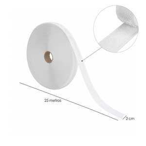 Nastro Adesivo in Velcro Bianco, Peluche, Rotolo da 25 Metri - Product Image 3