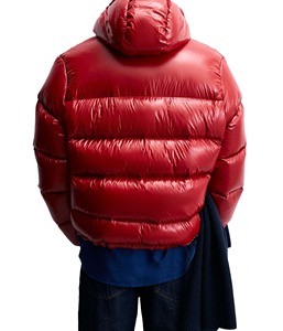 Veste coupe-vent légère pour homme, capuche réglable, fermeture éclair, tissu imperméable, isolation en polaire pour les activités de plein air, décontractée - Product Image 2